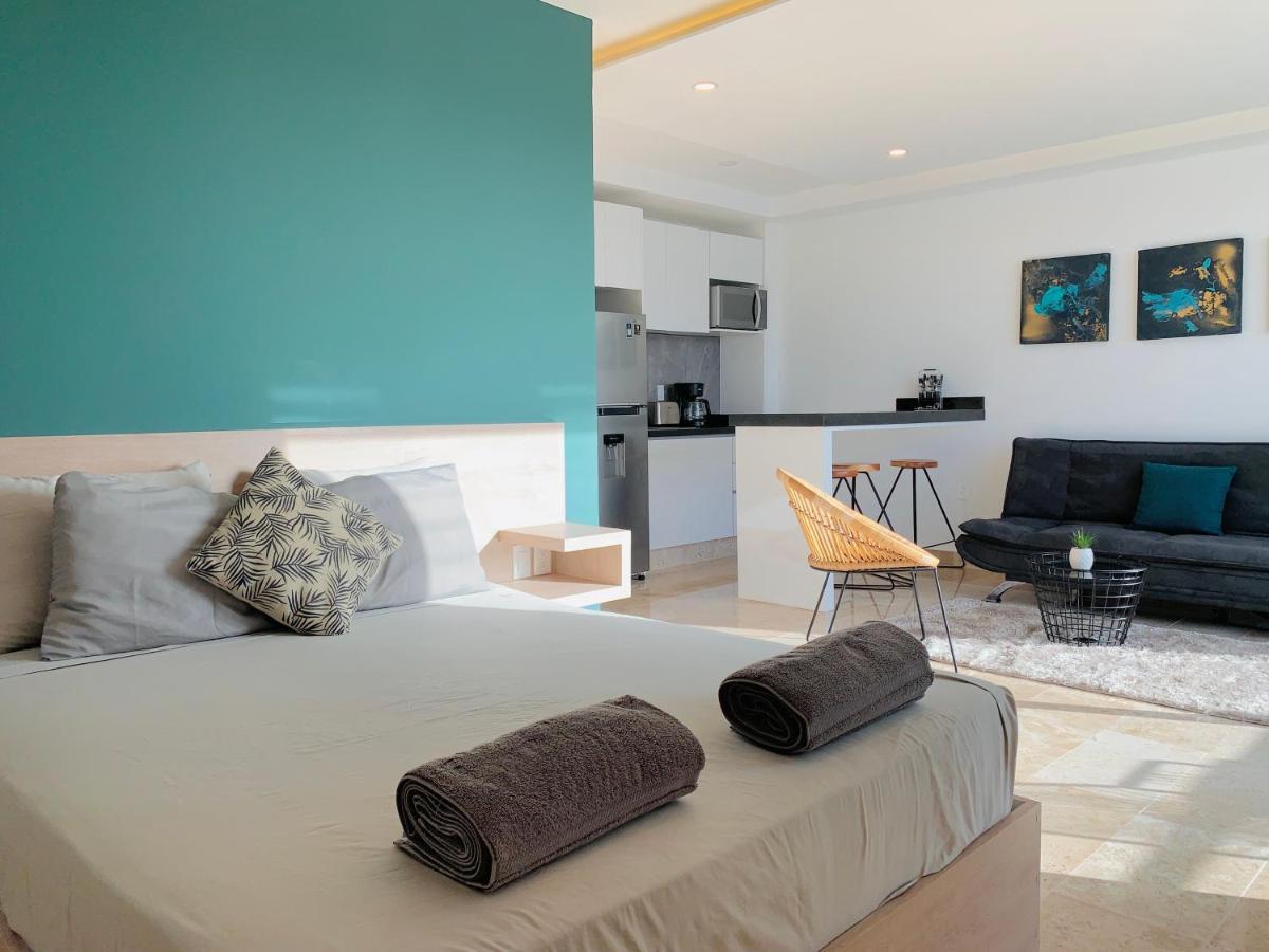 Rentas Vacacionales Torre Diez 신데 델 카르멘 외부 사진